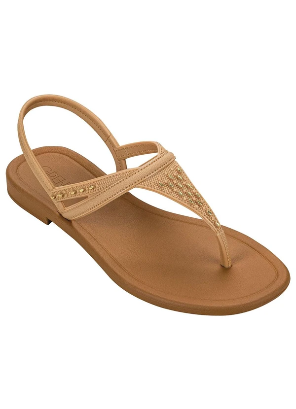 Grendha - Sandália Grendha Todo Dia Emociona Bege