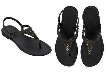 Sandalia Grendha Todo Dia Emociona Preto