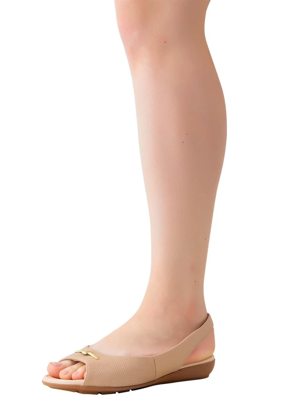 Modare - Sandália Modare Bege em Sintético 4