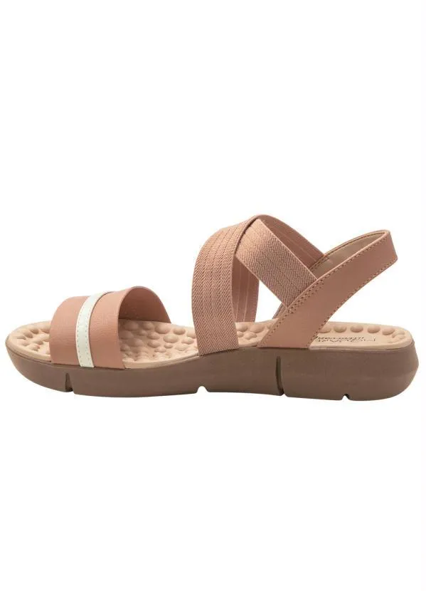 Modare - Sandália Modare Nude com Elástico 3