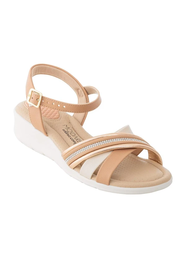 Modare - Sandália Modare Nude em Sintético 2