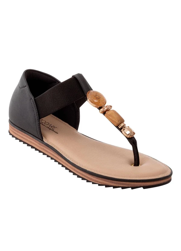 Modare - Sandália Modare Preta em Sintético