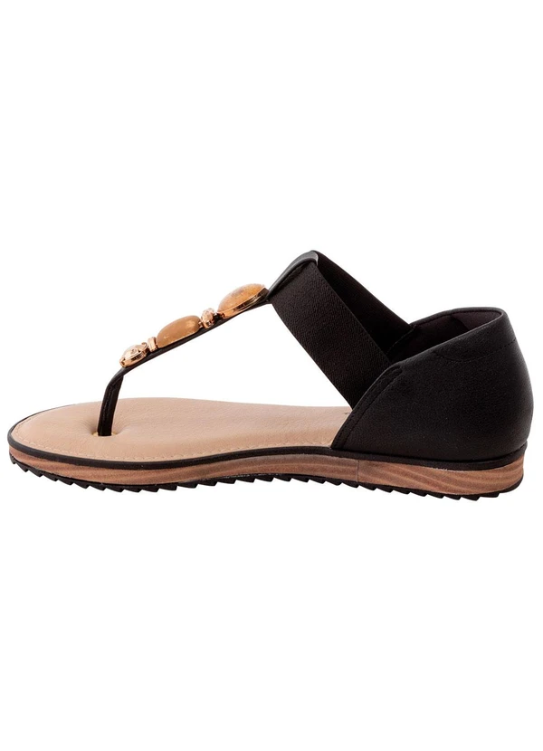 Modare - Sandália Modare Preta em Sintético 3