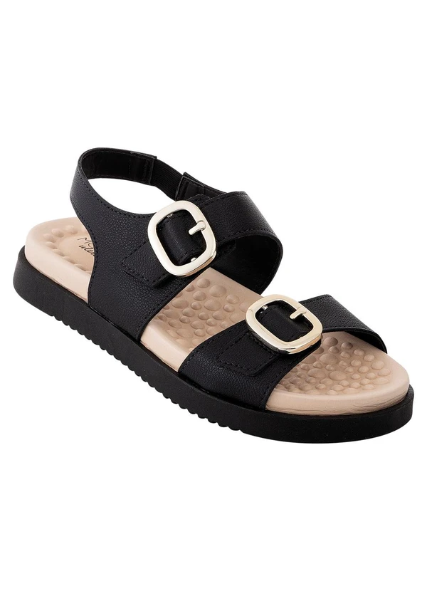 Modare - Sandália Modare Preta em Sintético