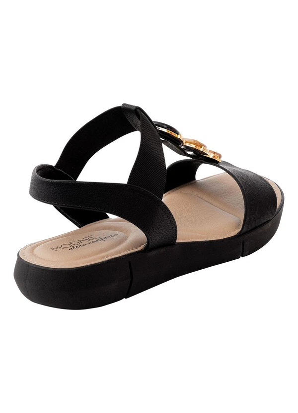 Modare - Sandália Modare Preta em Sintético 3