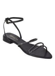 Sandlia Modelo Bico Fino Preta