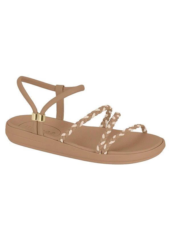 Moleca - Sandália Moleca Bege 1