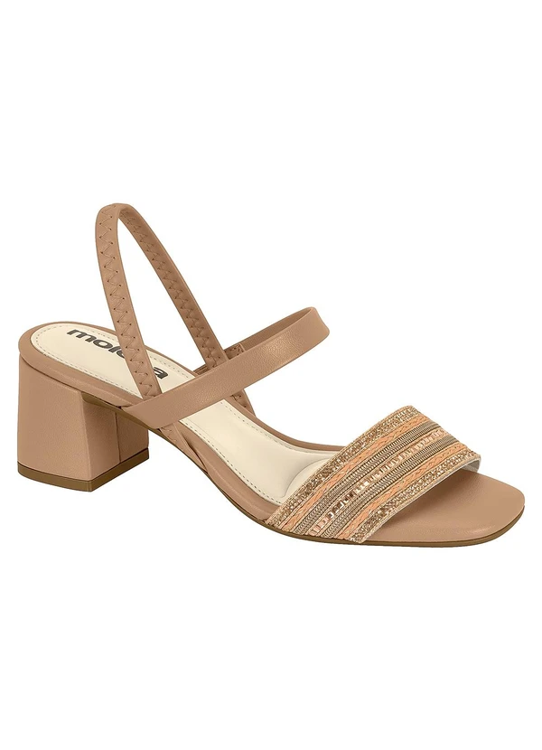 Moleca - Sandália Moleca Bege