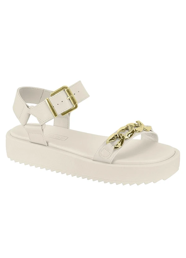 Moleca - Sandália Moleca Branca