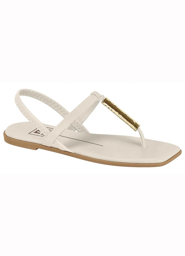 Moleca - Sandália Moleca Branco Off