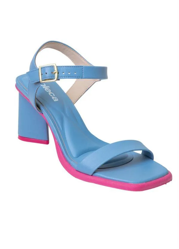 Moleca - Sandália Moleca Jessica Jeans em Sintético