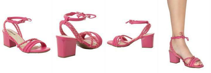 Sand�lia Moleca Pink em Sint�tico
