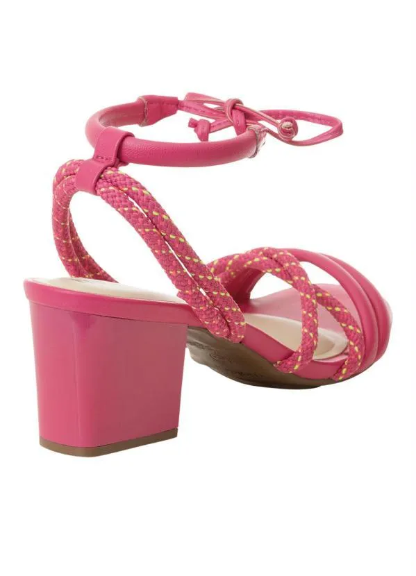 Moleca - Sandália Moleca Pink em Sintético 2