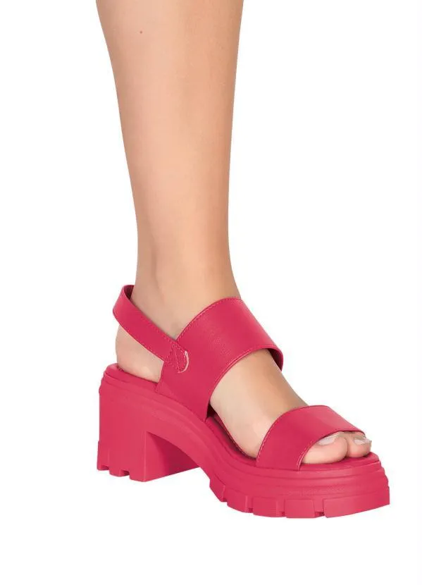 Moleca - Sandália Moleca Pink em Sintético 4