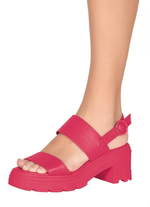 Moleca - Sandália Moleca Pink em Sintético 5