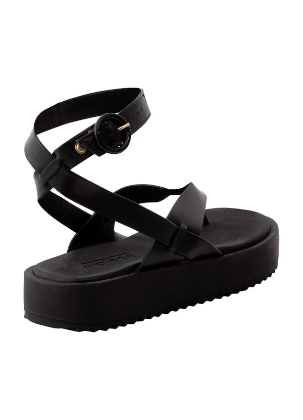 Moleca - Sandália Moleca Preta em Sintético 2