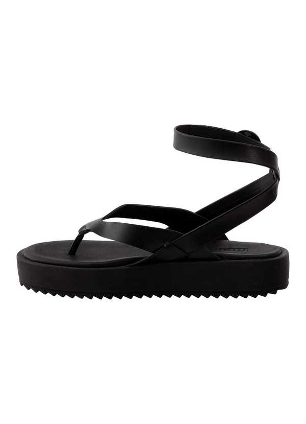 Moleca - Sandália Moleca Preta em Sintético 3