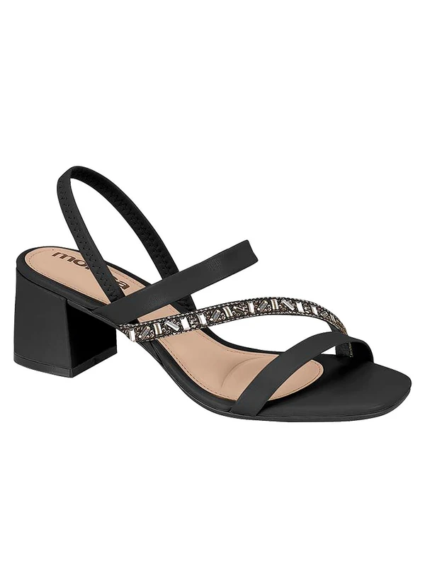 Moleca - Sandália Moleca Preta