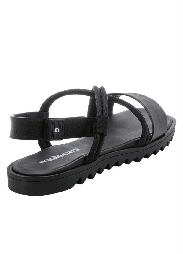 Moleca - Sandália Moleca Preto em Sintético 2