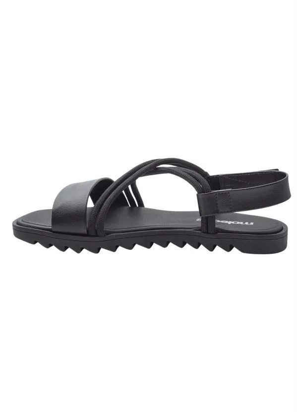 Moleca - Sandália Moleca Preto em Sintético 3