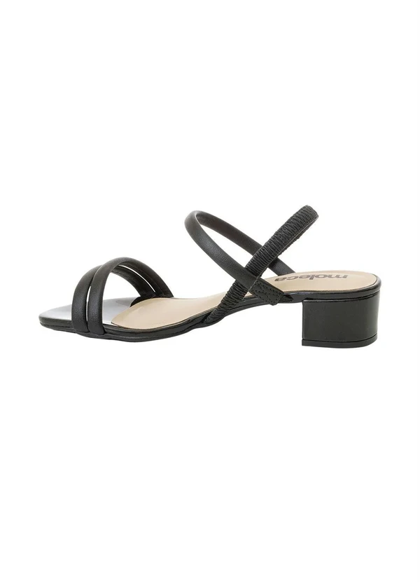 Moleca - Sandália Moleca Preto em Sintético 3