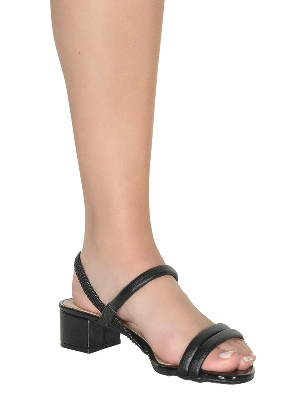 Moleca - Sandália Moleca Preto em Sintético 4