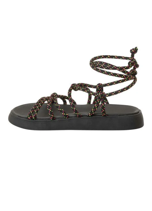 Moleca - Sandália Moleca Preto em Sintético 3