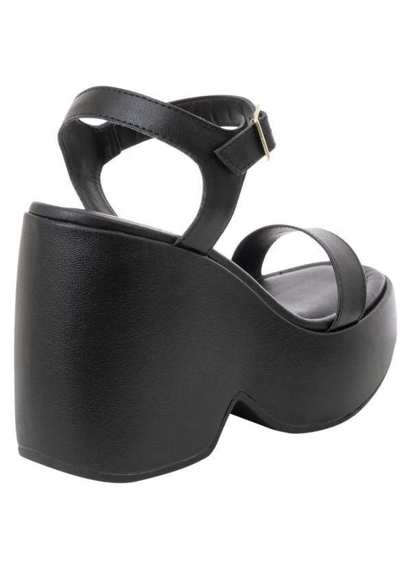 Moleca - Sandália Moleca Preto em Sintético 2