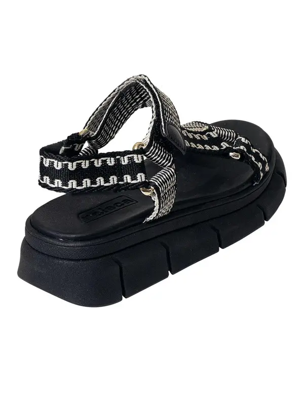 Moleca - Sandália Moleca Preto em Sintético 2