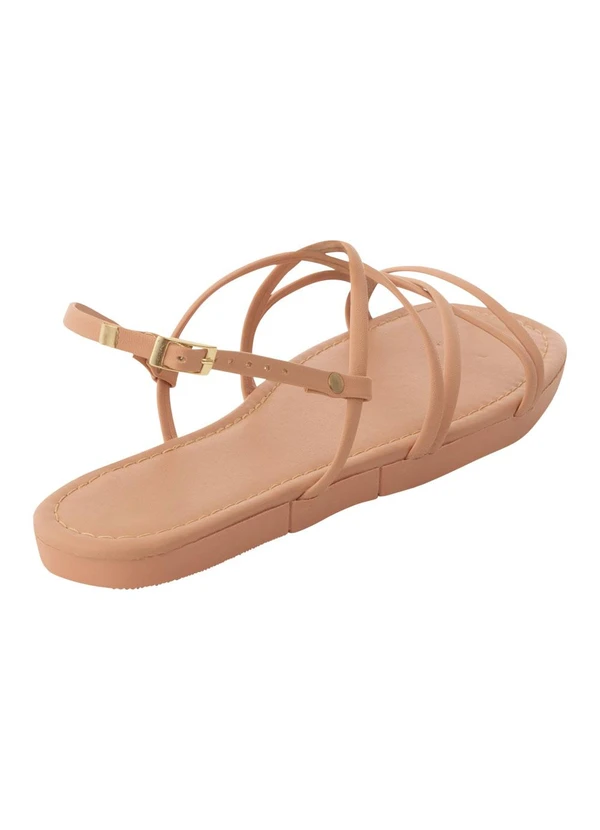 Perfecta - Sandália Nude em Sintético 2