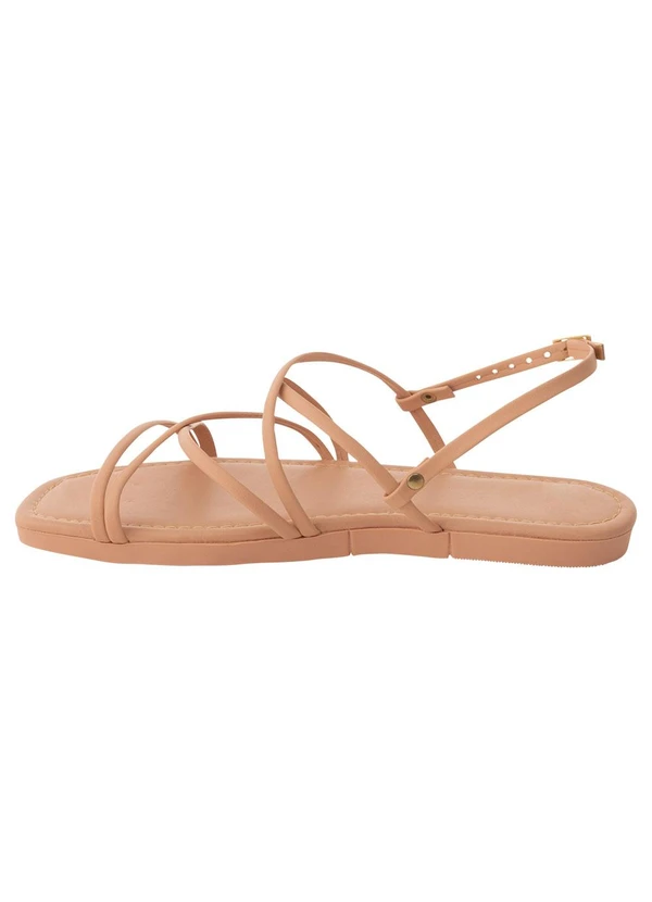 Perfecta - Sandália Nude em Sintético 3