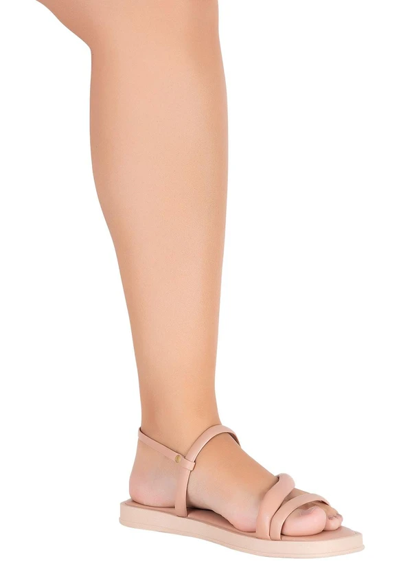 Perfecta - Sandália Nude em Sintético 4