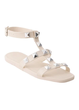 Perfecta - Sandália Off White em Sintético - PERFECTA