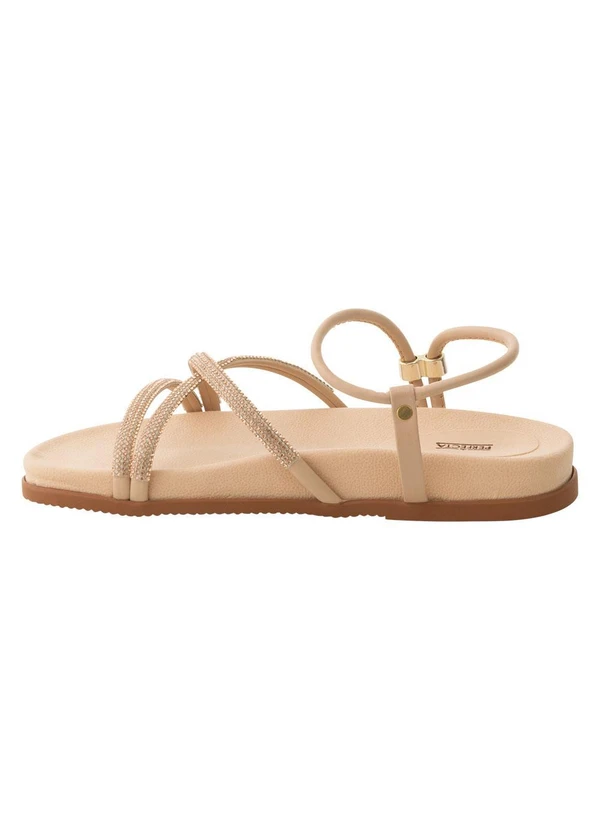 Perfecta - Sandália Ouro Rosa em Strass 3
