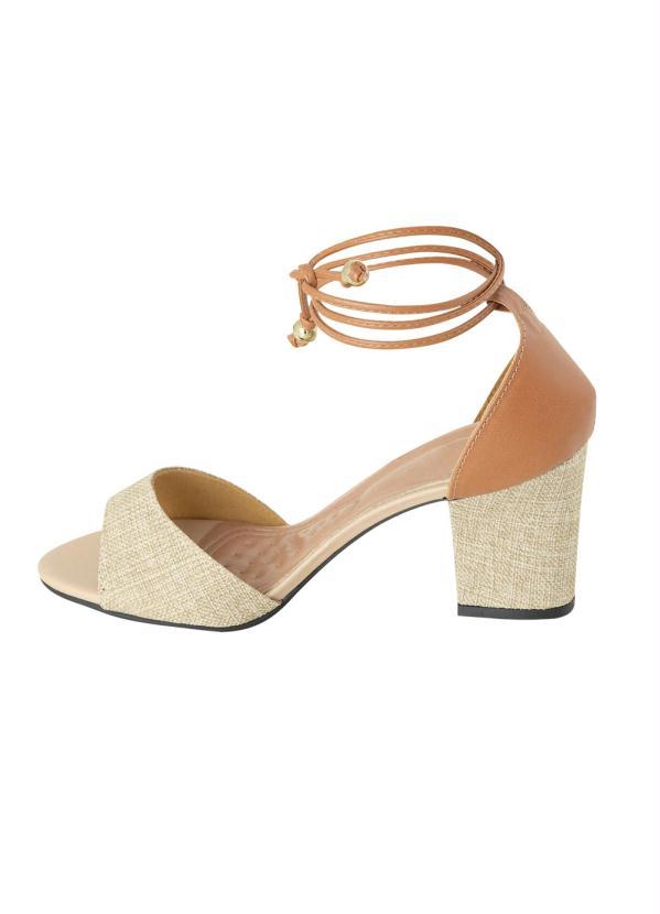 Perfecta - Sandália Palha com Fechamendo em Amarração 3