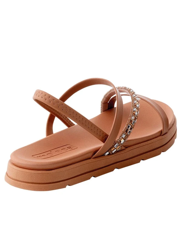 Moleca - Sandália Papete Moleca Nude em Sintético 2