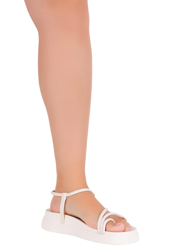 Perfecta - Sandália Papete Off White em Eva Super Leve 4