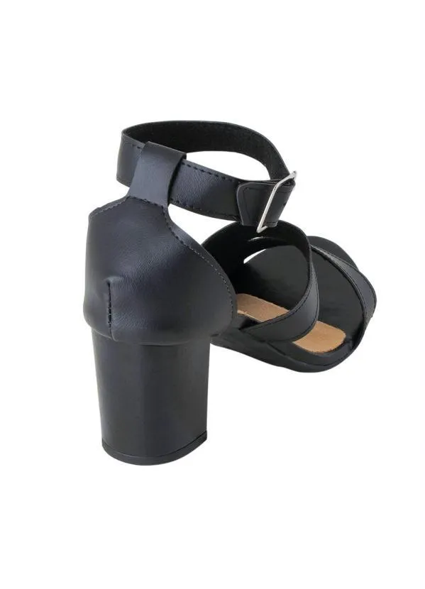 Perfecta - Sandália Preta em Sintético 2