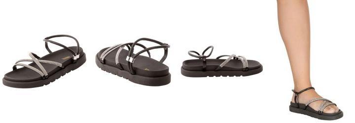 Sandlia Preta em Sinttico