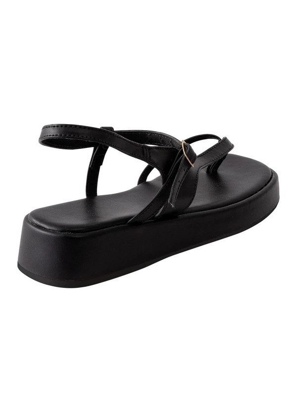 Perfecta - Sandália Preta em Sintético 2