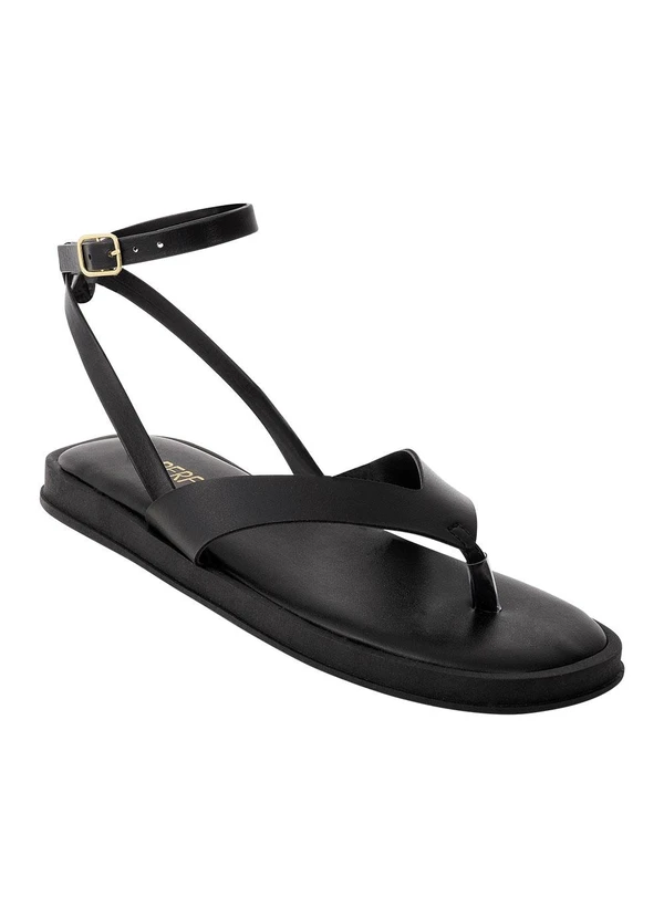 Perfecta - Sandália Preta em Sintético