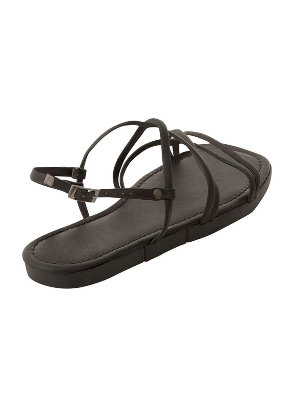 Perfecta - Sandália Preta Oem Sintético 2