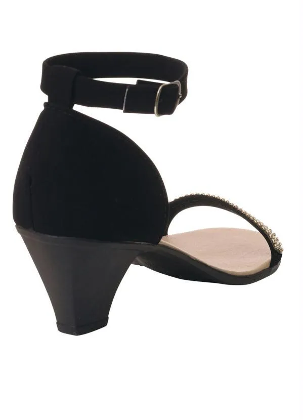 Perfecta - Sandália Preto em Nobuck 2