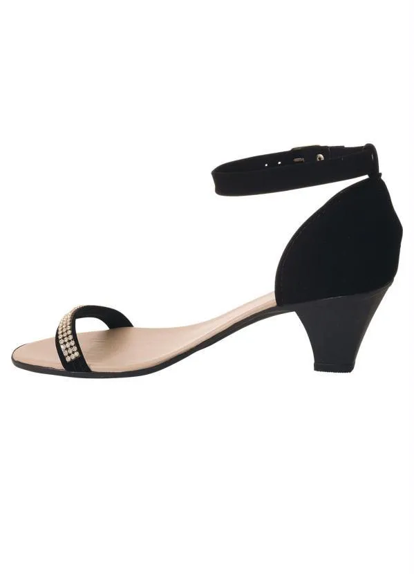 Perfecta - Sandália Preto em Nobuck 3