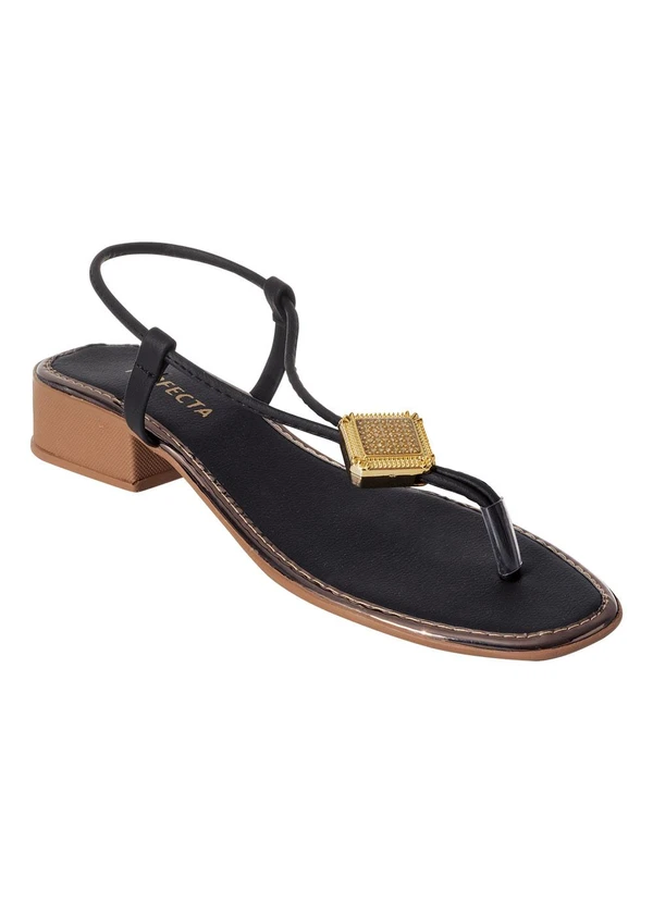 Perfecta - Sandália Preto em Sintético 2