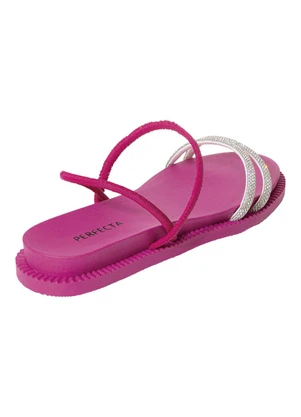 Perfecta - Sandália Rosa em Material Sintético - PERFECTA