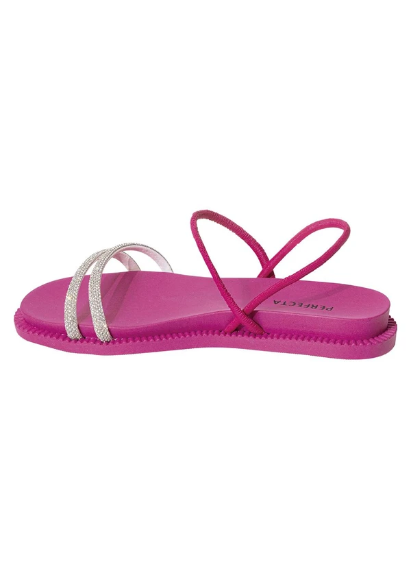 Perfecta - Sandália Rosa em Material Sintético 3