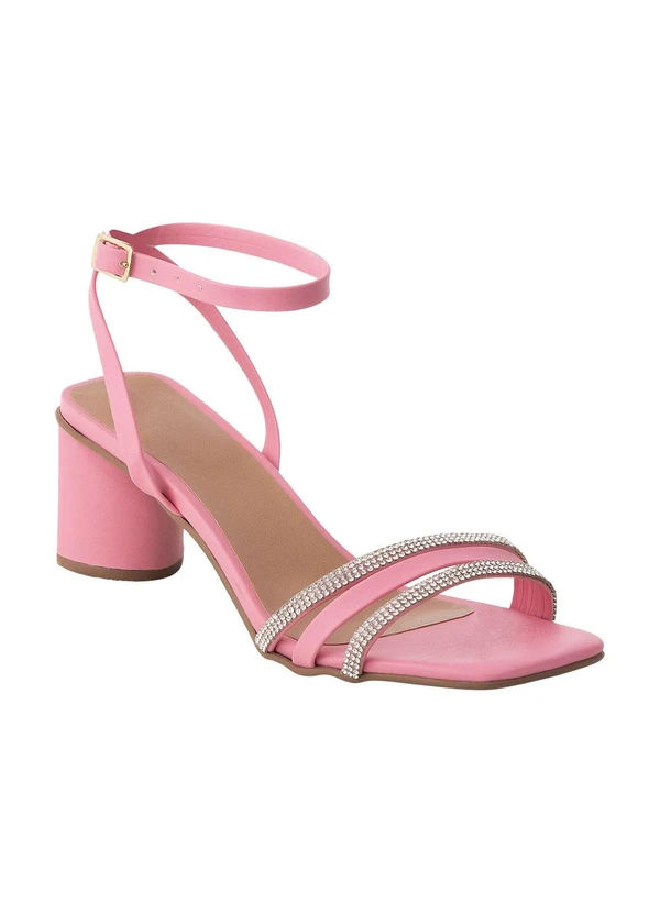 Perfecta - Sandália Rosa em Sintético 2
