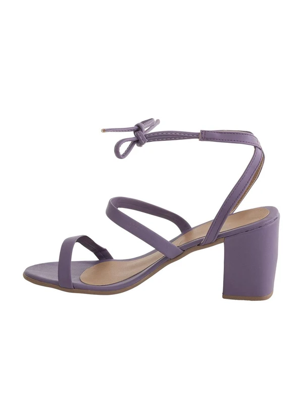 Perfecta - Sandália Roxa em Sintético 4