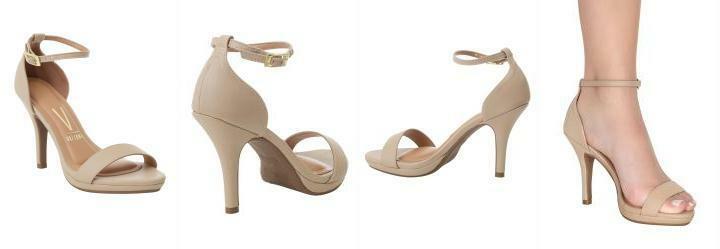 Sand�lia Vizzano Bege em Sint�tico